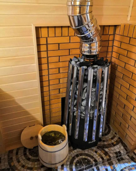 Дровяная банная печь GrillD Cometa Vega 450 Long Max Pro