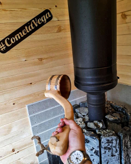 Дровяная банная печь GrillD Cometa Vega 450 Long Max Pro
