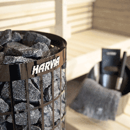 Электрическая печь Harvia Cilindro Pro PC100E/135E без пульта черная