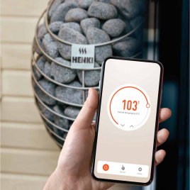 Электрическая печь Henki Nest 6 кВт, черная