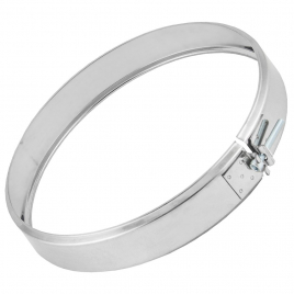 Хомут соединительный Феникс, ⌀130, AISI 430, 1 мм, утеплитель 50 мм