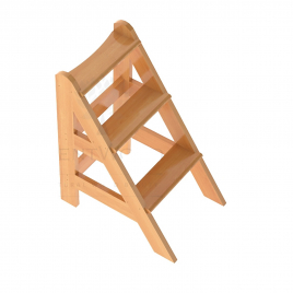 Лесенка для купели Bentwood, 3 ступени, лиственница натуральная