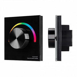 Панель управления светом Arlight Rotary SMART-P8-RGB-G-IN Black