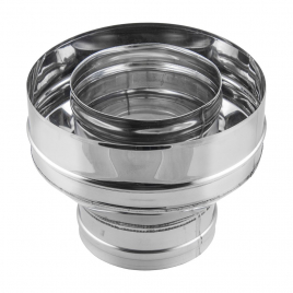 Переход моно-термо Феникс, ⌀200, AISI 430, 1 мм, утеплитель 50 мм